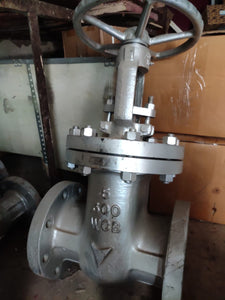 Kirloskar NB 125mm/5" inch ASA 300# CS Gate/Sluice VALVE  FLg 300 CLASS ,Cast Steel Trim 1  OS&Y , WCB BODY ,WCB Wedge ,Shaft :-SS410 ,Body Seat & Wedge facing :13% Cr.,Hand Wheel Operated