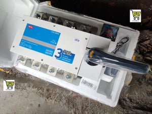 HPL Front Operated 400 amp 4Pole Electric On Load Changeover Switch, 415V , Open Execution