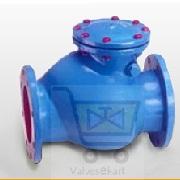 Kirloskar Make CI Swing Check(Reflux) Valve PN1.6 ,Cat No: NRV PN1.6 RUB-BR (IS 1538 4 & 6), Flg FF IS 1538 Tbl 4&6 , Cast Iron BODY& Disc ,Hing Pin :-SS410 ,Seat :Gunmetal,Disc Ring :Nat Rubber - Valvesekart