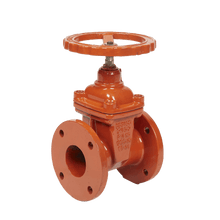 Load image into Gallery viewer, Kirloskar SG Iron  Resilient  Seated Sluice Valve PN16 ,Cat No: RESINRSV,PN1,STEM-SS316,HW,DR-IS, Flg FF IS 1538 Tbl 4&amp;6 , GGG40 Body ,  Wedge : EPDM encapsulated GGG40,Shaft :-SS316 ,Seat : EPDM, HandWheel Operation