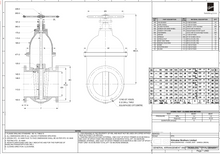 Load image into Gallery viewer, Kirloskar Cast Iron ISI 14846 Sluice Valve PN1.6, Double  Flanged FF, IS 1538 Tbl 4&amp;6 , Body :Cast Iron , Wedge : Cast Iron ,Shaft :-SS410 ,Body&amp; Wedge Seat :Bronze, Hand Wheel Operation