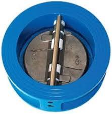 Kirloskar Make Duel Plate Check(Reflux) Valve , Cat No :DPCV WCB CF8 WFR 150#,Body :WCB,Disc:-:SS304,150# Wafer,Body Seat:-Nitrile,Disc Seal:-SS410,Hing Pin:-SS410 - Valvesekart