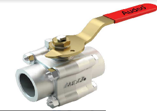 Audco CS 3 Pc  Ball Valve LR 44 46 TT BT,Reduced Bore ,Screwed (BSP) 800#,Body:A105,Ball &Shaft :- SS316 ,Seat Ring :-PTFE, Hand Lever Operated - Valvesekart