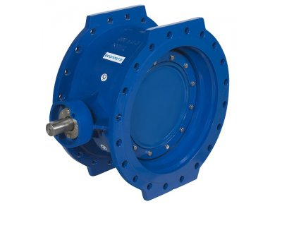 Kirloskar Double Flanged Single ecentric Short Patteran BS 5155 Butterfly Valve ,Body :Cast Iron,Disc:- Cast Iron,PN6 Retainer Ring :-SS304,Disc Seal:-Nitrile,Shaft:-SS410,HandWheel Operated - Valvesekart