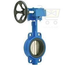 L&T Make aquaseal BFLY Wafer Valve, Cat. No:- 2IWN6SG, PN16 ,Body :Cast Iron,Disc: SS316,Integrally Moulded Body Liner: Nitrile Operation:-Manual (GearBox) - Valvesekart