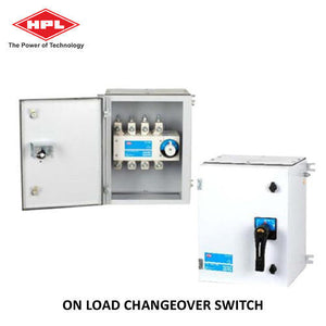 HPL 250 amp 4Pole Front Operated On Load Changeover Switch, 415V , Without or With Sheet Enclosure